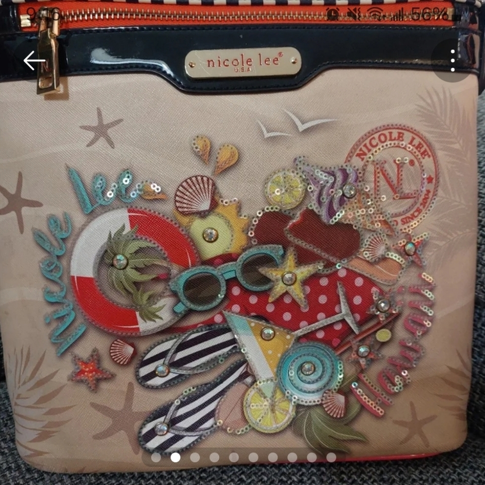"Nicole Lee" Hawaii Crossbody Purse USA - Picture 2 of 8